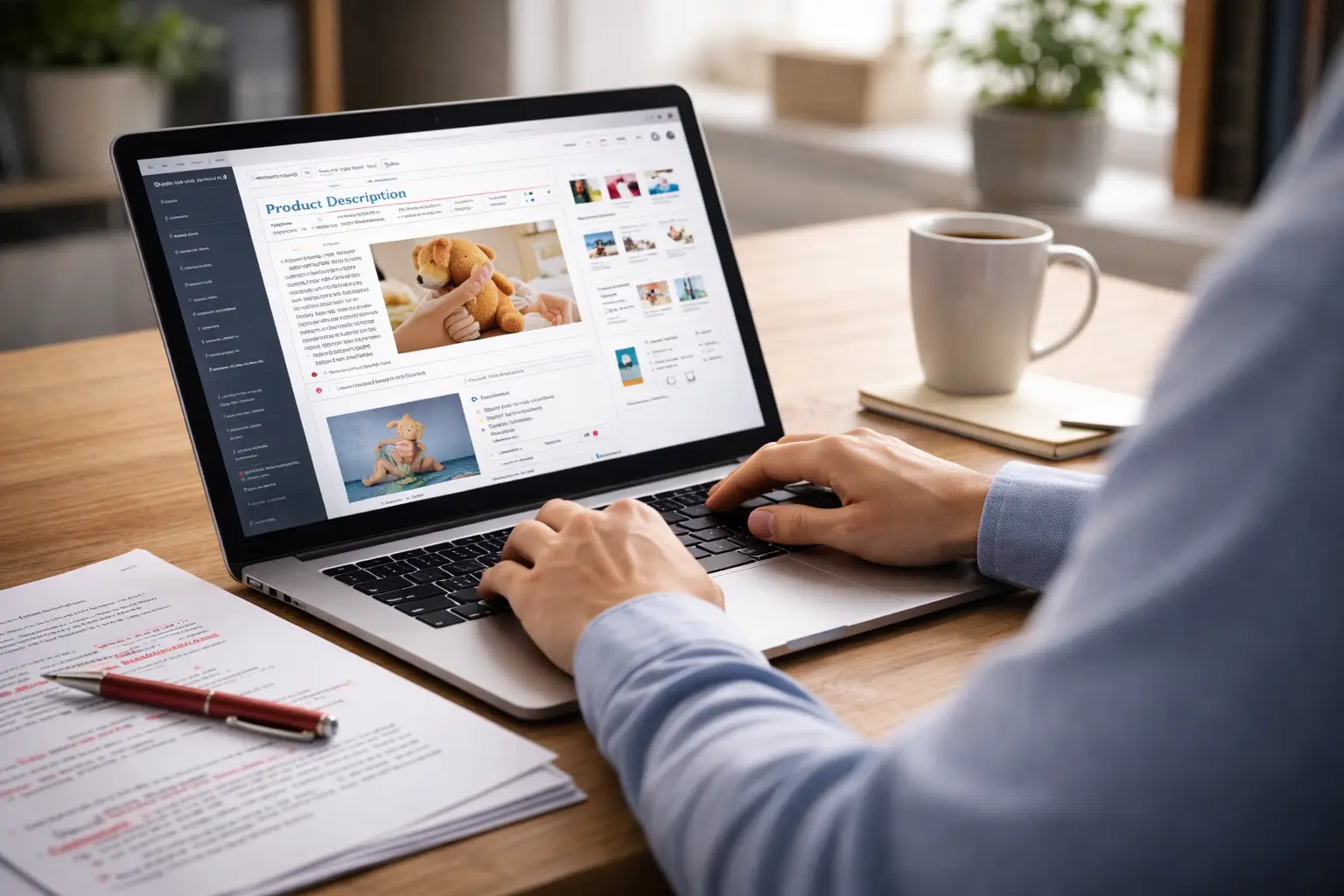 E-commerce content creation focused on product descriptions and online sales