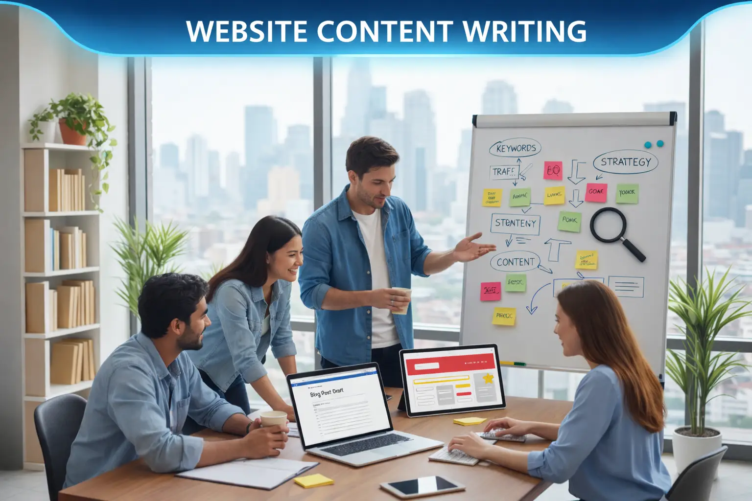 Focusing on drafting high-quality content for your websites