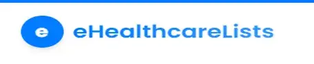 eHealthcareLists logo highlighting premium content writing services for healthcare database marketing.